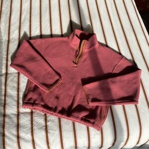 Outdoor Voices PrimoFleece 1/4 Zip in Smokebush